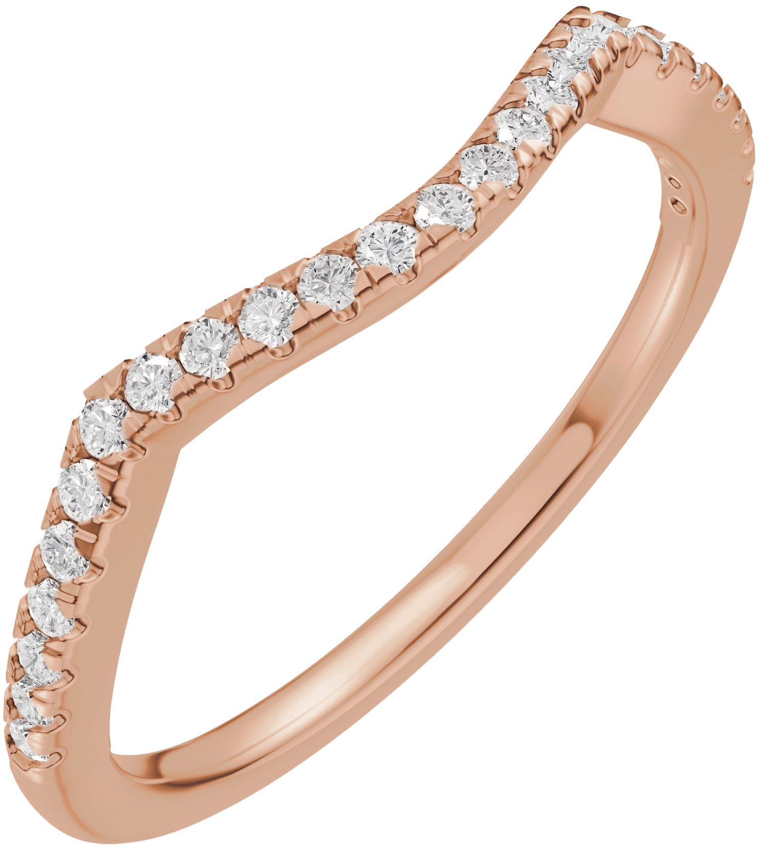 Accented Criss-Cross Engagement Ring or Band