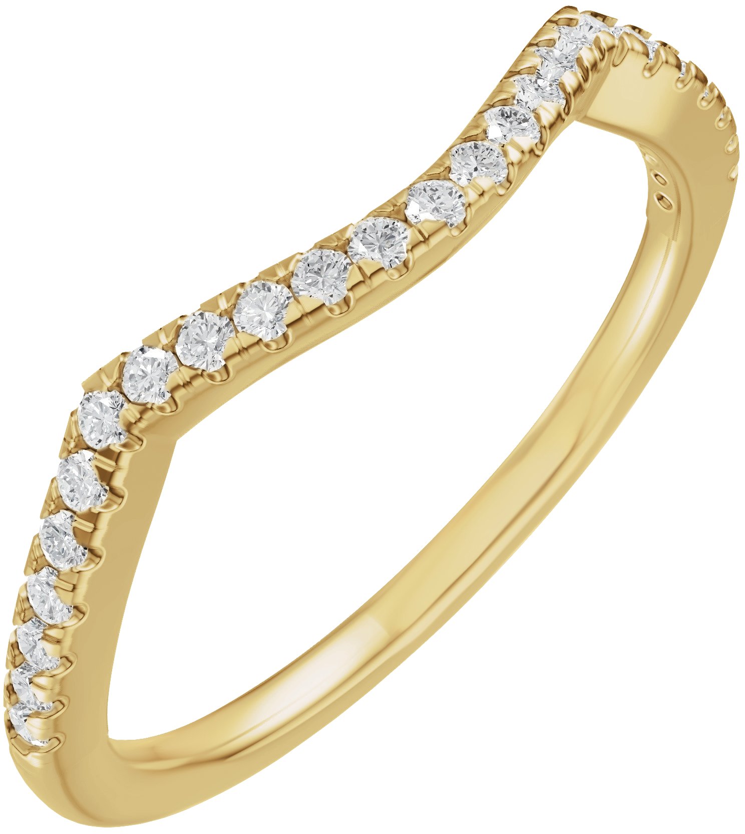 Accented Criss-Cross Engagement Ring or Band