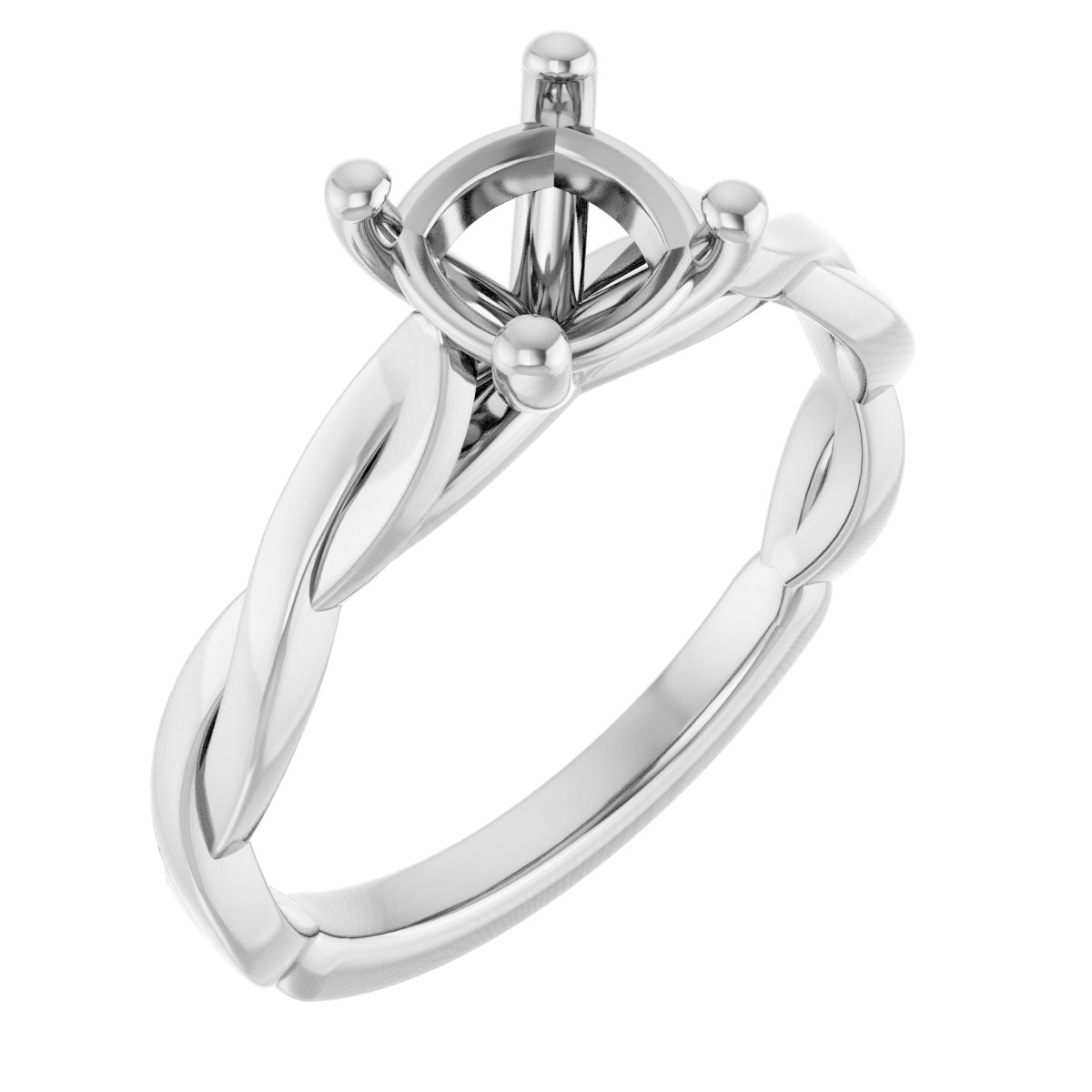 Infinity-Inspired Engagement Ring
