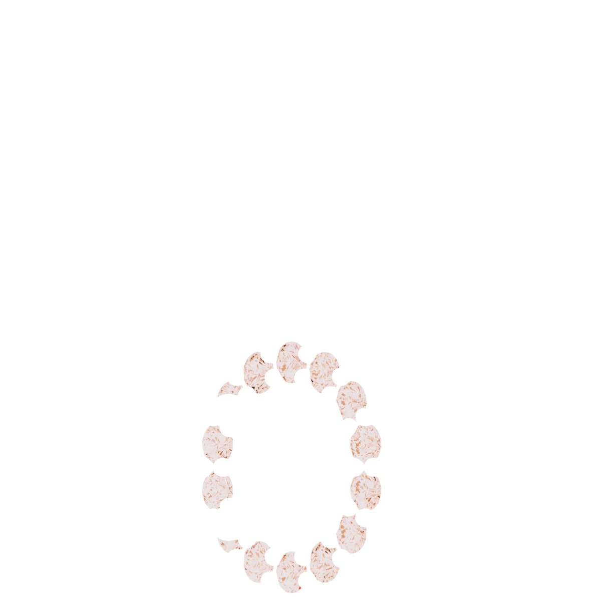 14K Rose Gold 1/5 CTW Lab-Grown Diamond Halo-Style Pendant