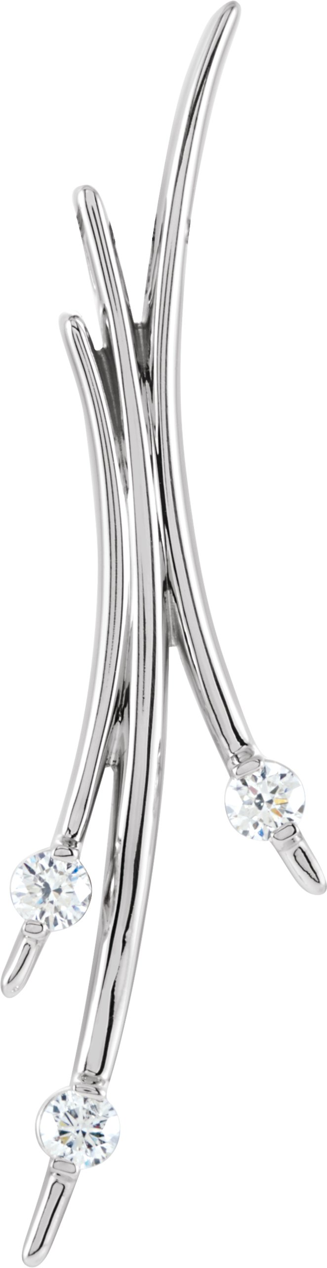 Three-Stone Freeform Pendant