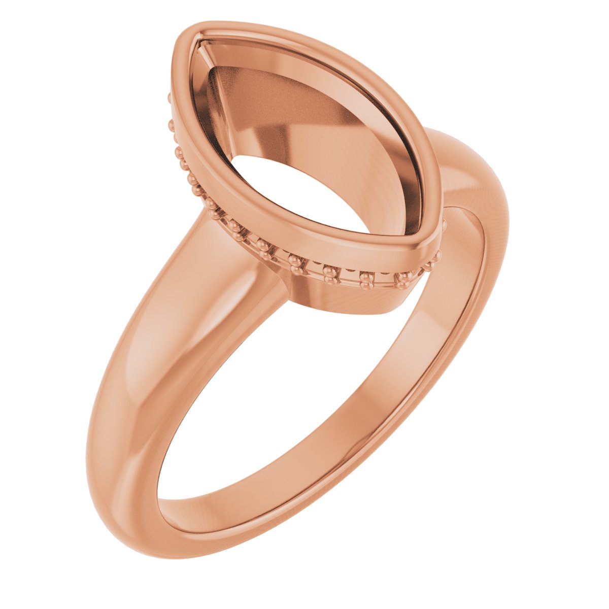 Bezel-Set Hidden Halo-Style Engagement Ring