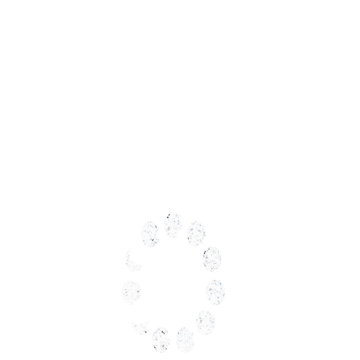 Platinum 1/6 CTW Lab-Grown Diamond Halo-Style Pendant