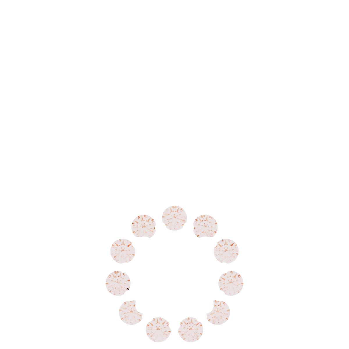 14K Rose Gold 1/6 CTW Lab-Grown Diamond Halo-Style Pendant