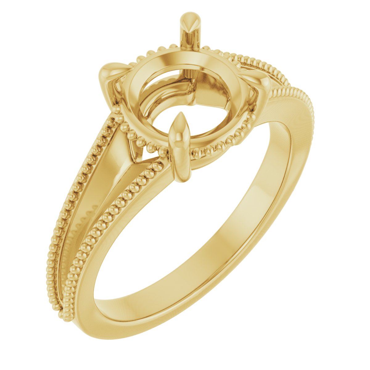 Claw-Prong Solitaire Engagement Ring