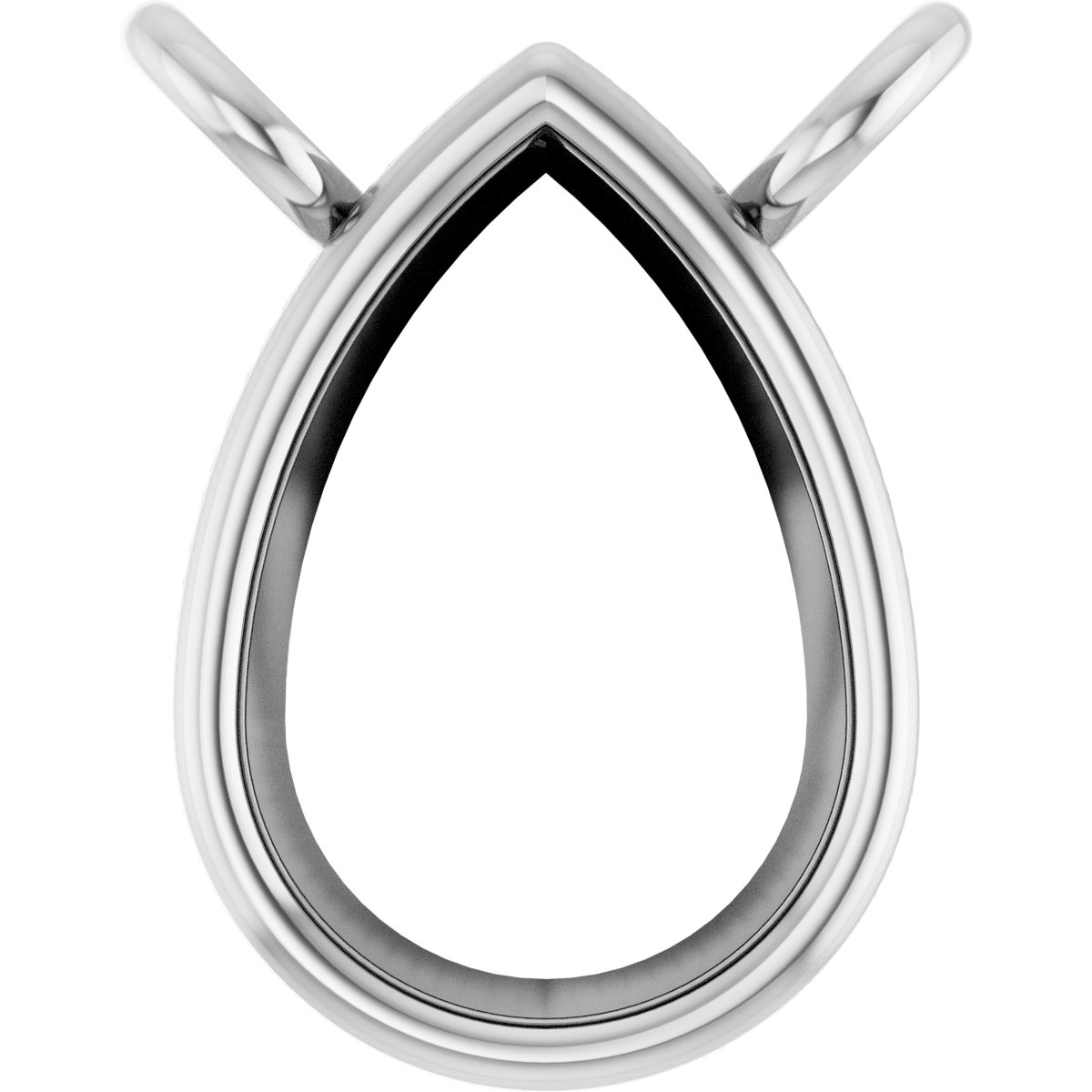 Bezel-Set Necklace Center