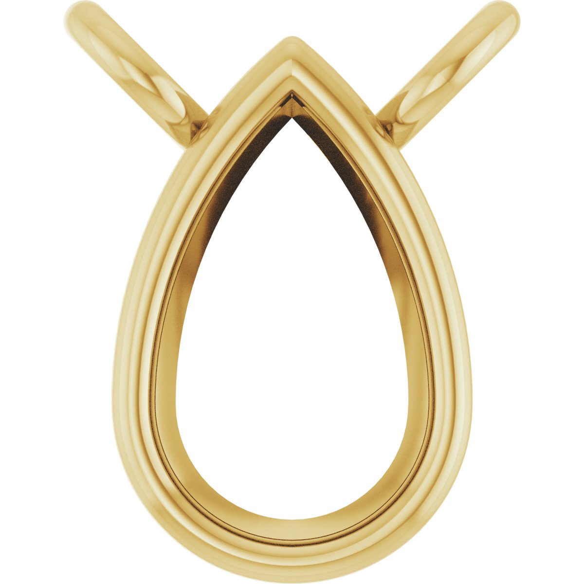 Bezel-Set Necklace Center