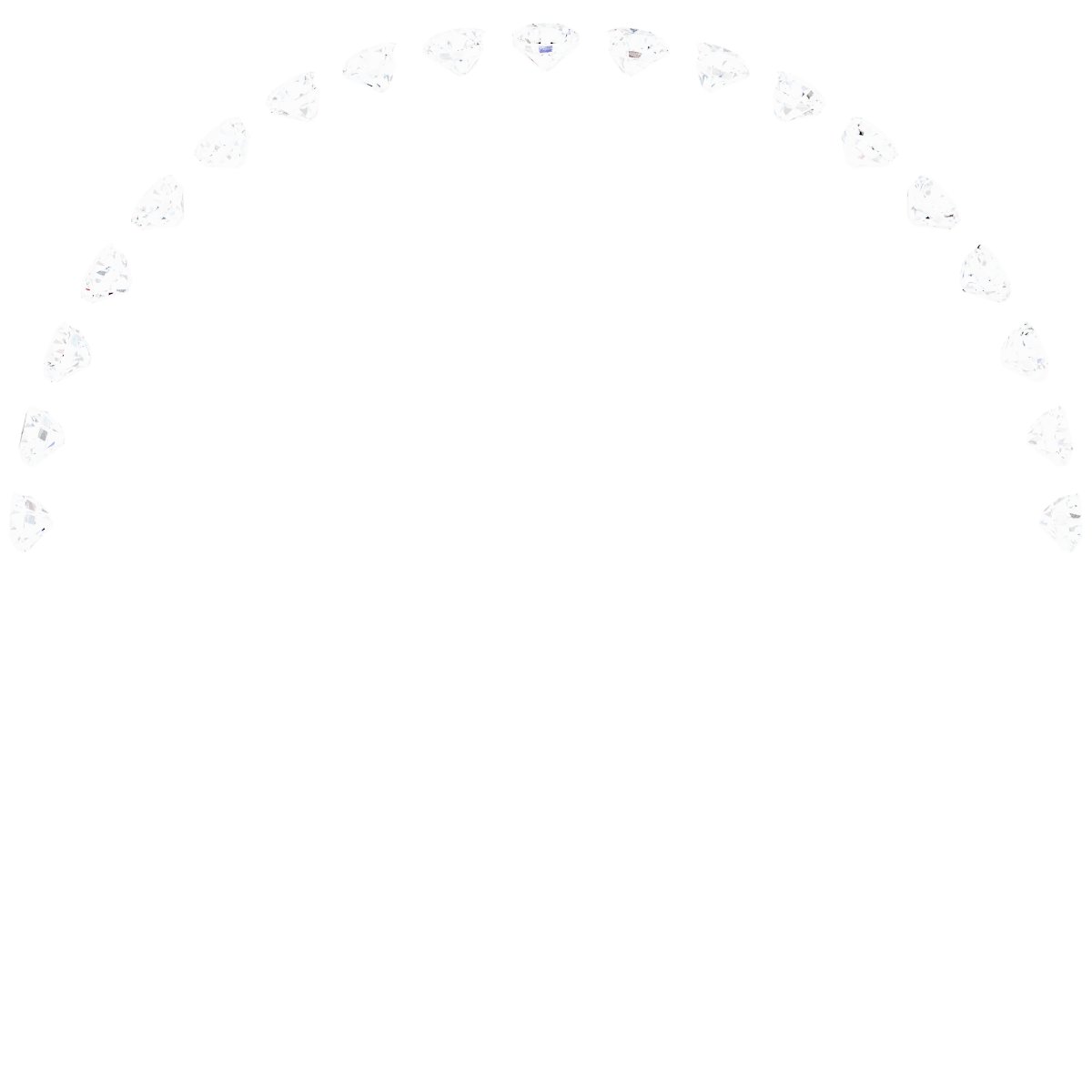 14K White Gold 1/4 CTW Natural Diamond Matching Band