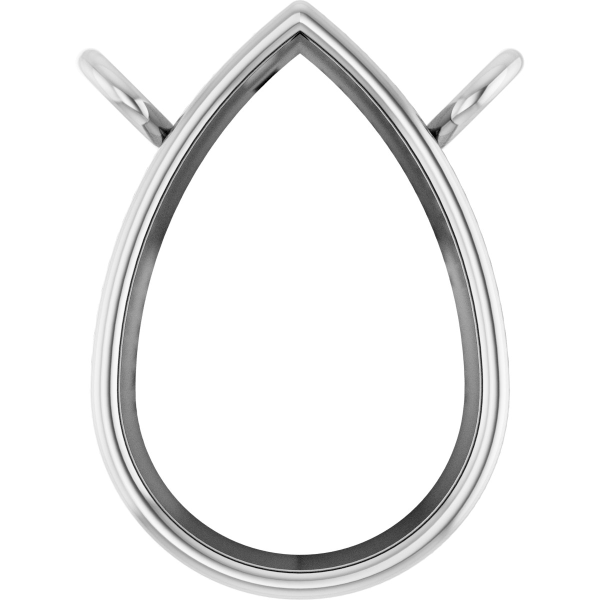 Bezel-Set Necklace Center