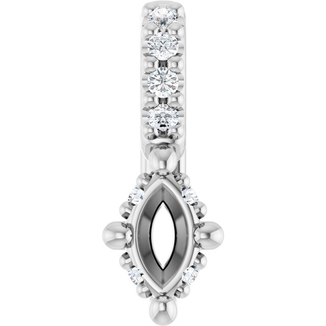 14k White Gold