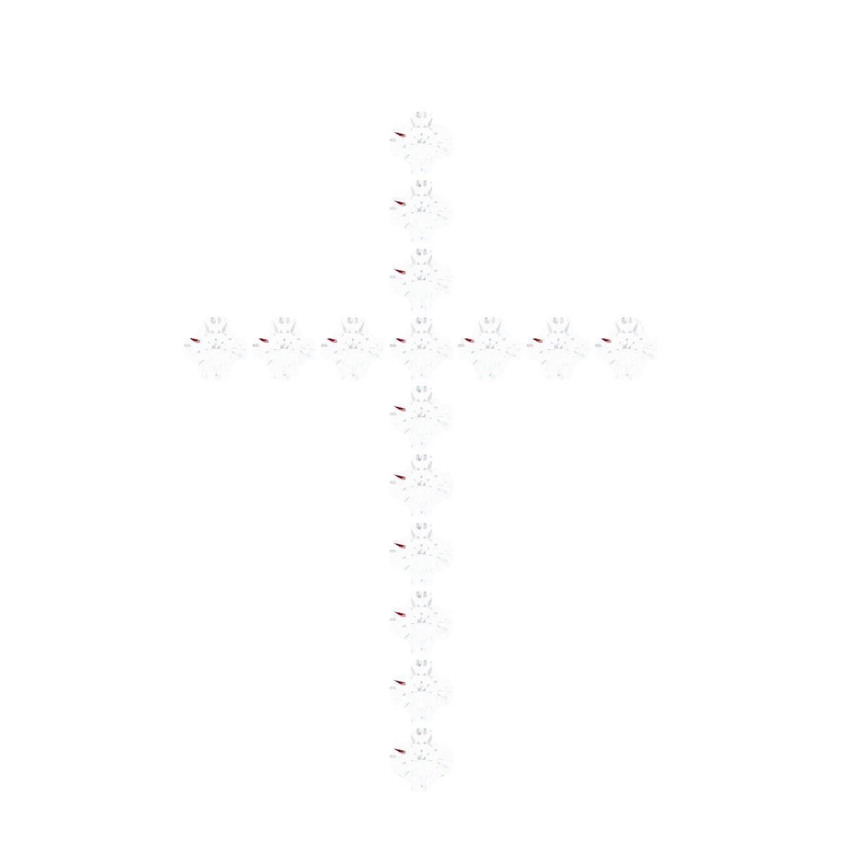 Accented Cross Dangle