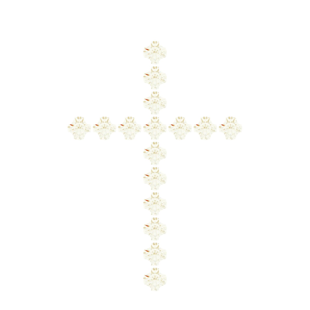 Accented Cross Dangle