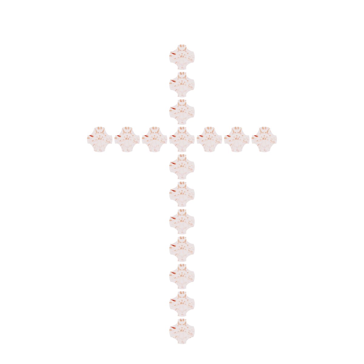 Accented Cross Dangle