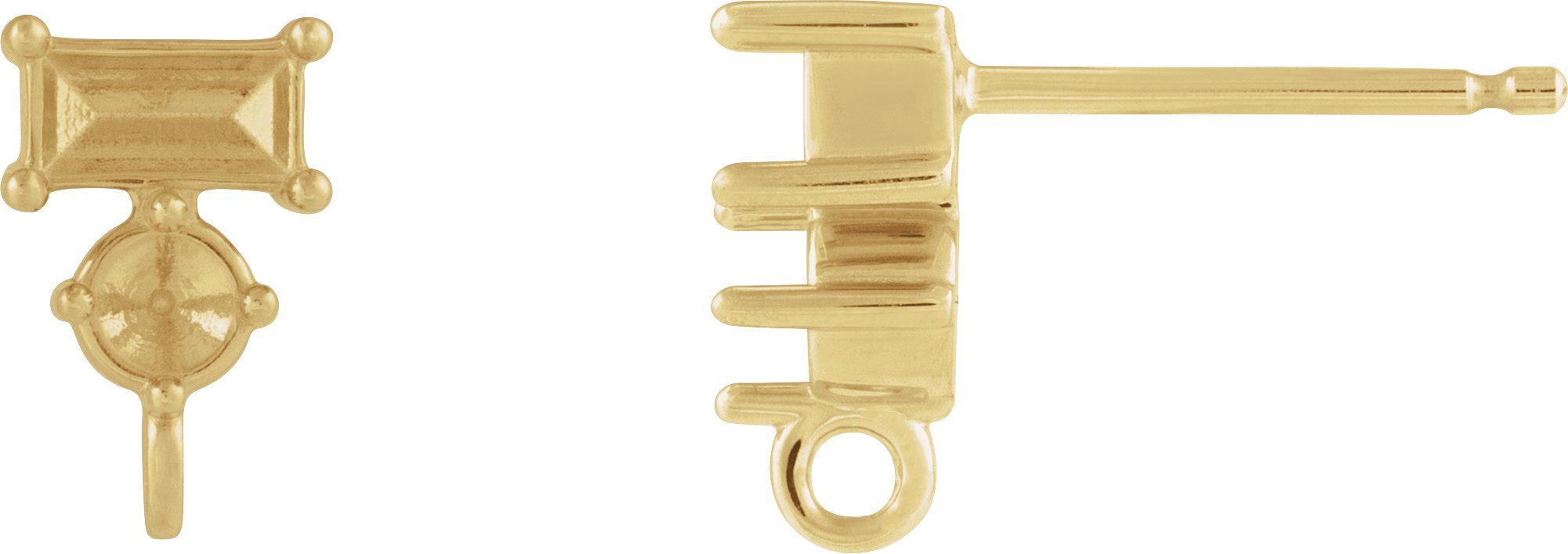 Accented Earring Top