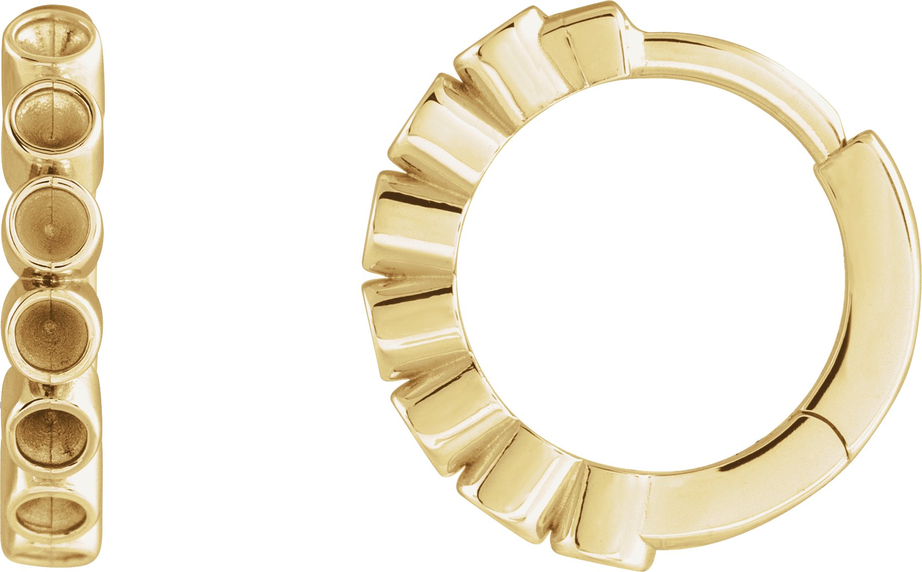 Hinged Hoop Earrings