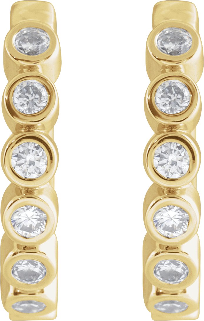 Alternative view of Hinged Hoop Earrings