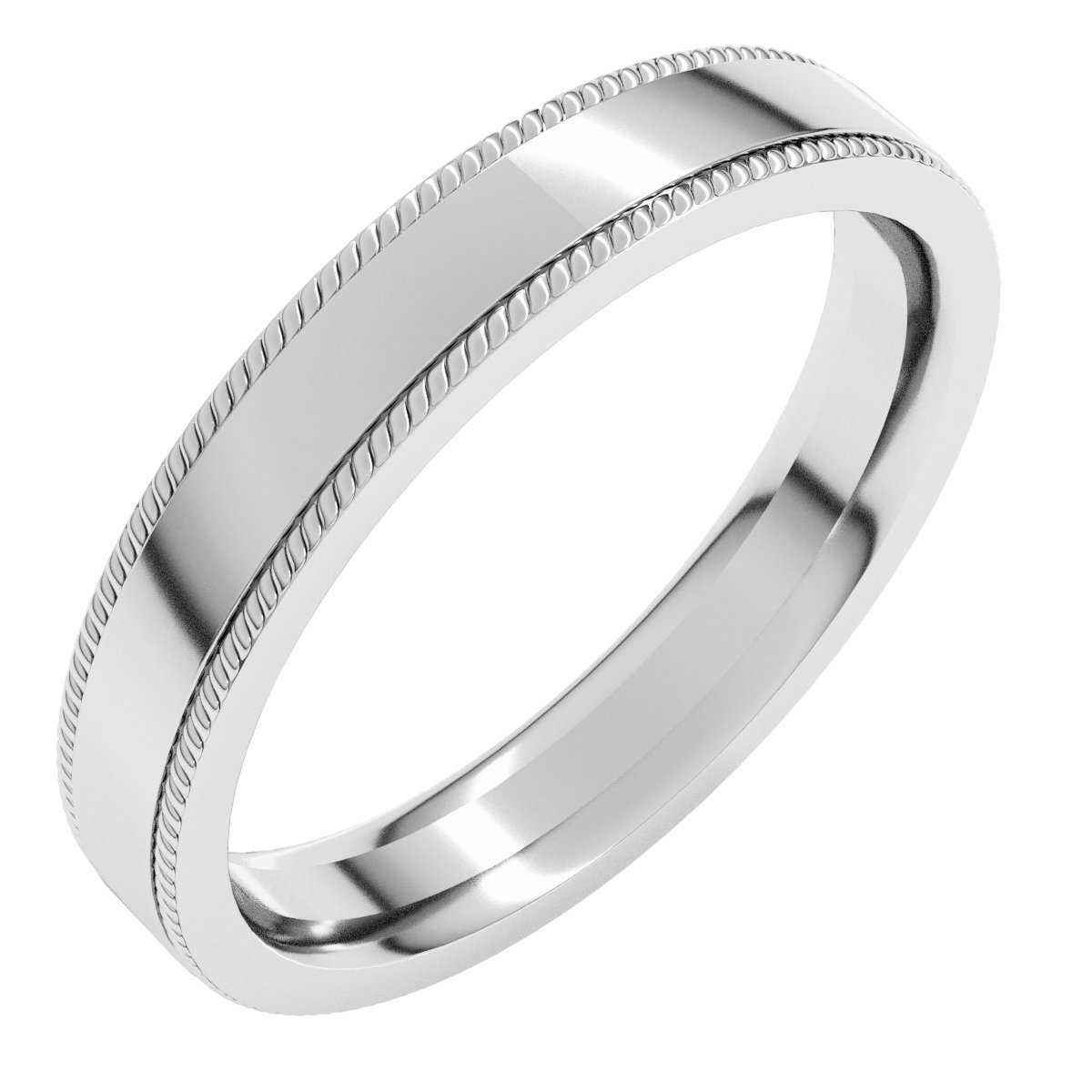 Rope Edge Comfort-Fit Flat Band