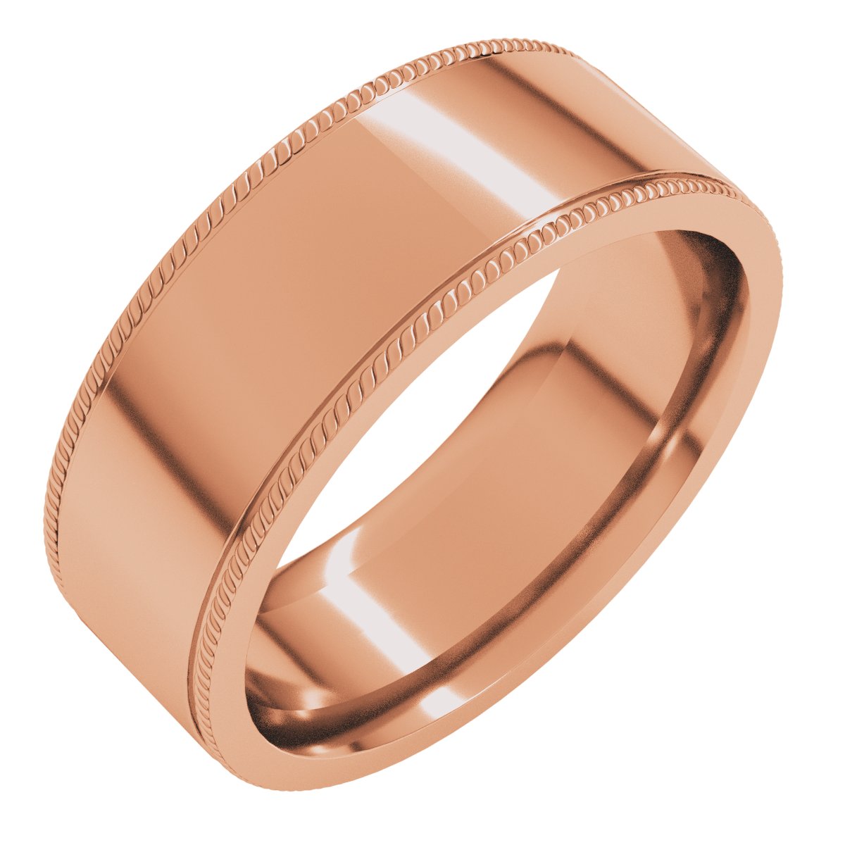 Rope Edge Comfort-Fit Flat Band