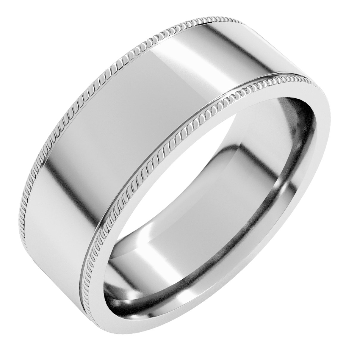 Rope Edge Comfort-Fit Flat Band