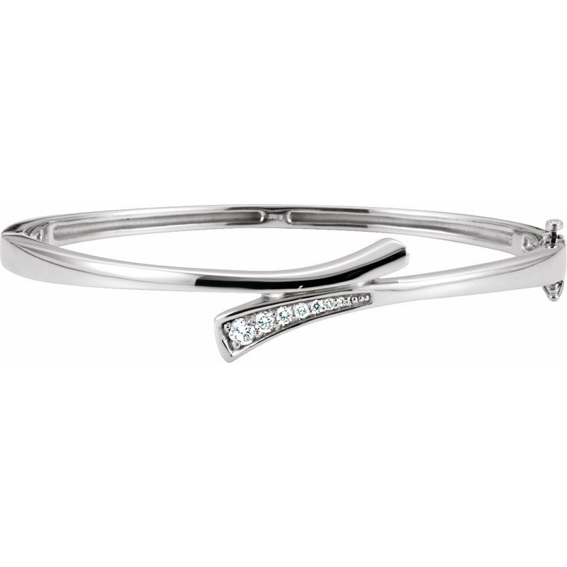 Journey Hinged Bangle Bracelet