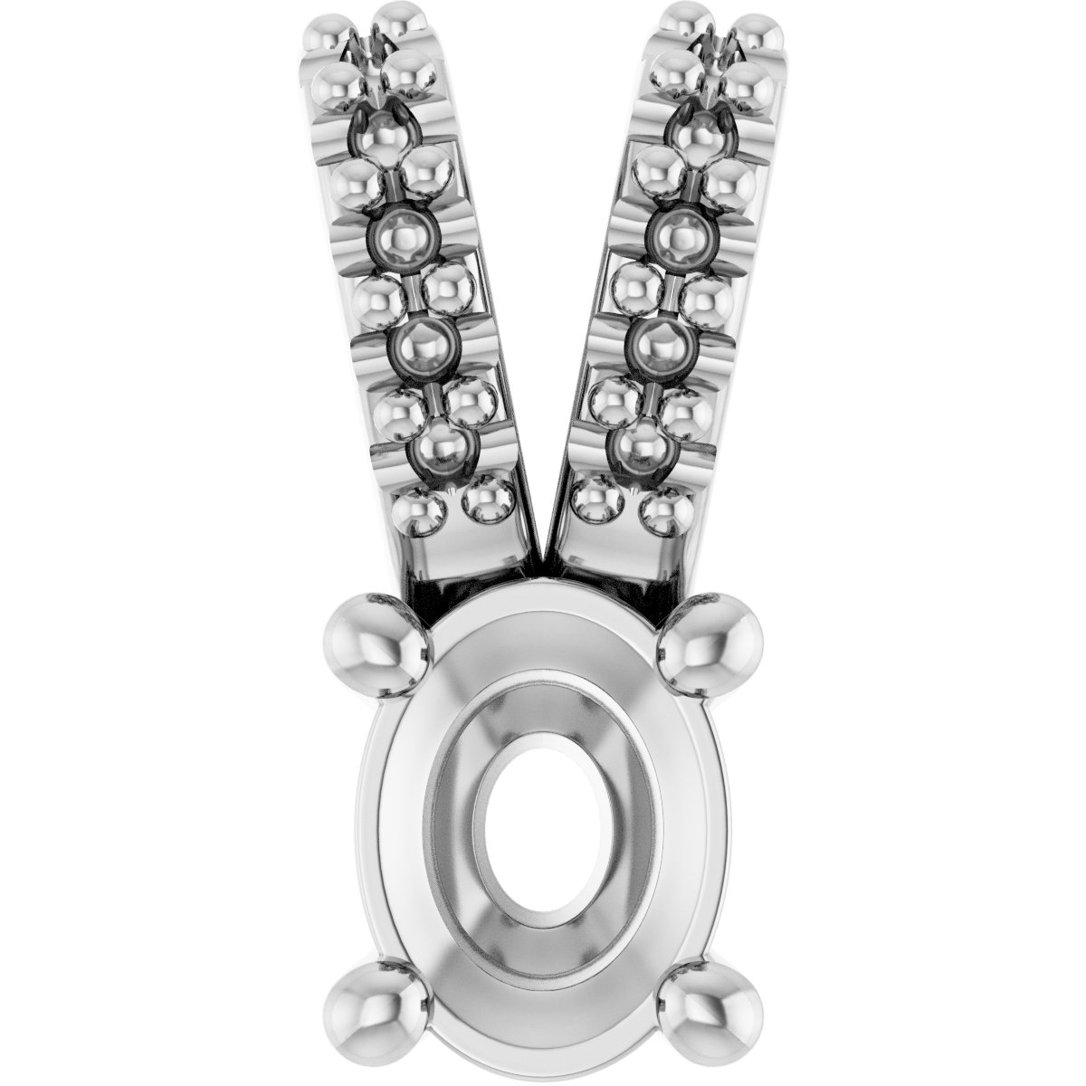 14k White Gold