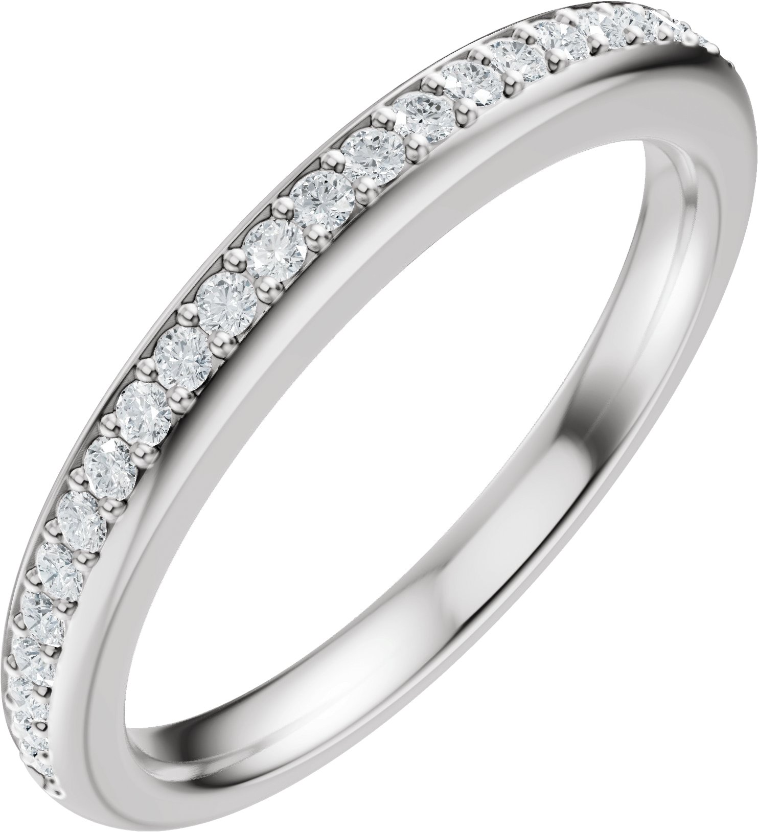 Bezel-Set Three-Stone Engagement Ring or Band