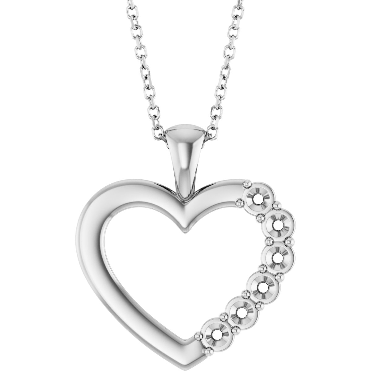 Family Heart Necklace or Pendant
