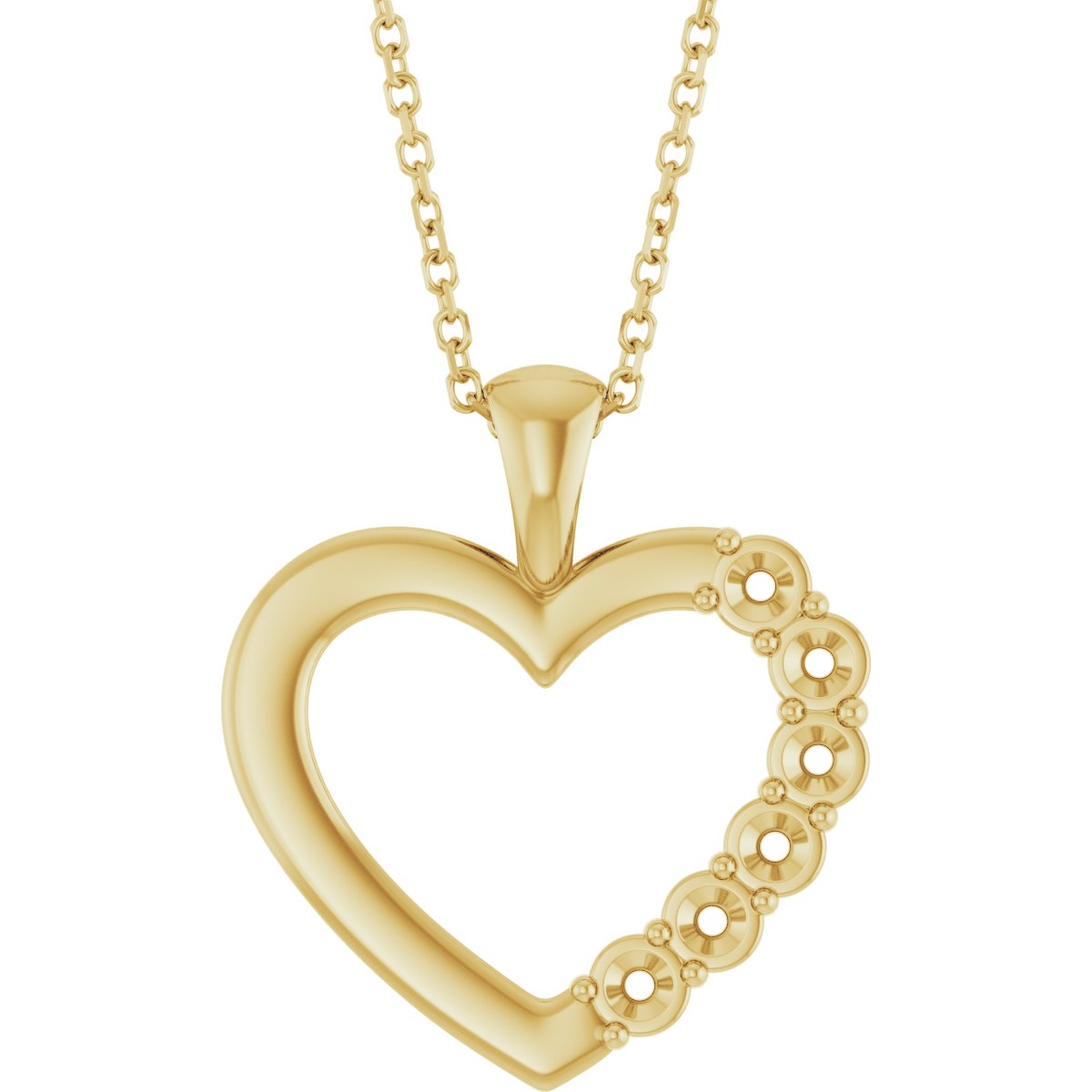 Family Heart Necklace or Pendant