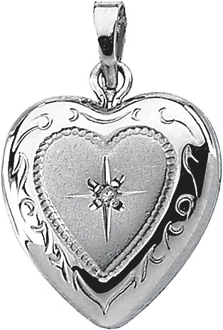 Sterling Silver Heart Locket Ref. 217538