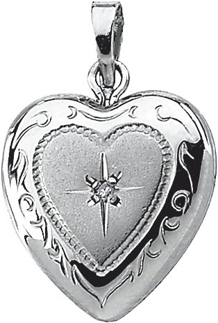 Sterling Silver Heart Locket