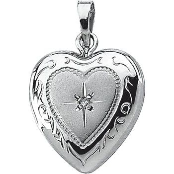 Sterling Silver Heart Locket Ref. 217538