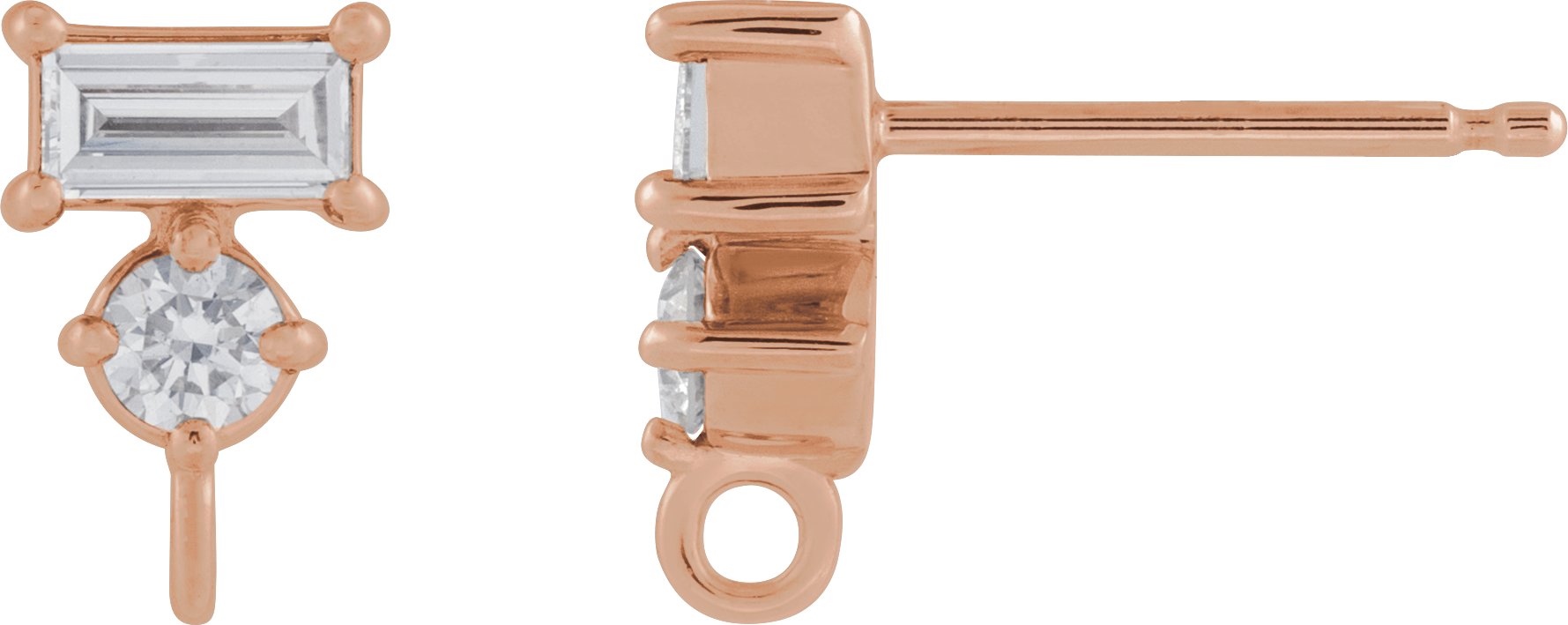 Accented Earring Top