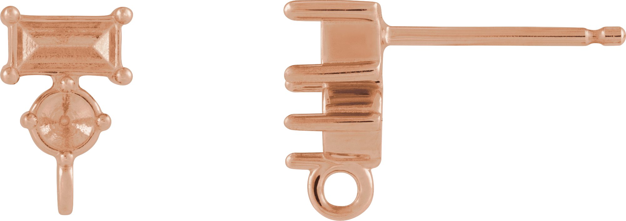 Accented Earring Top