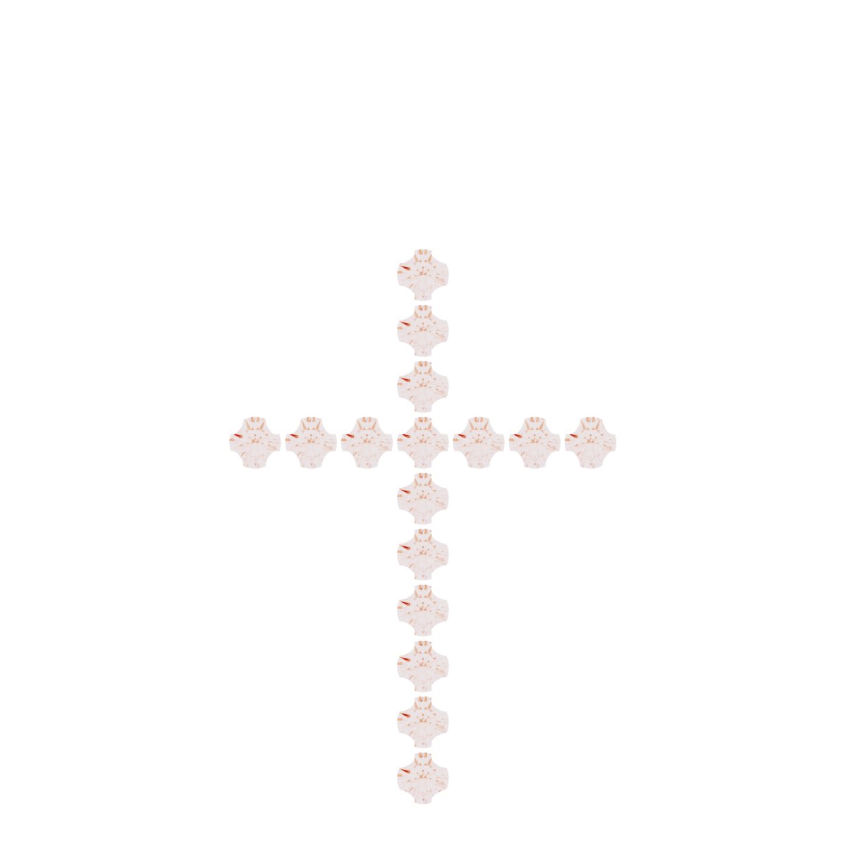 French-Set Cross Necklace or Pendant