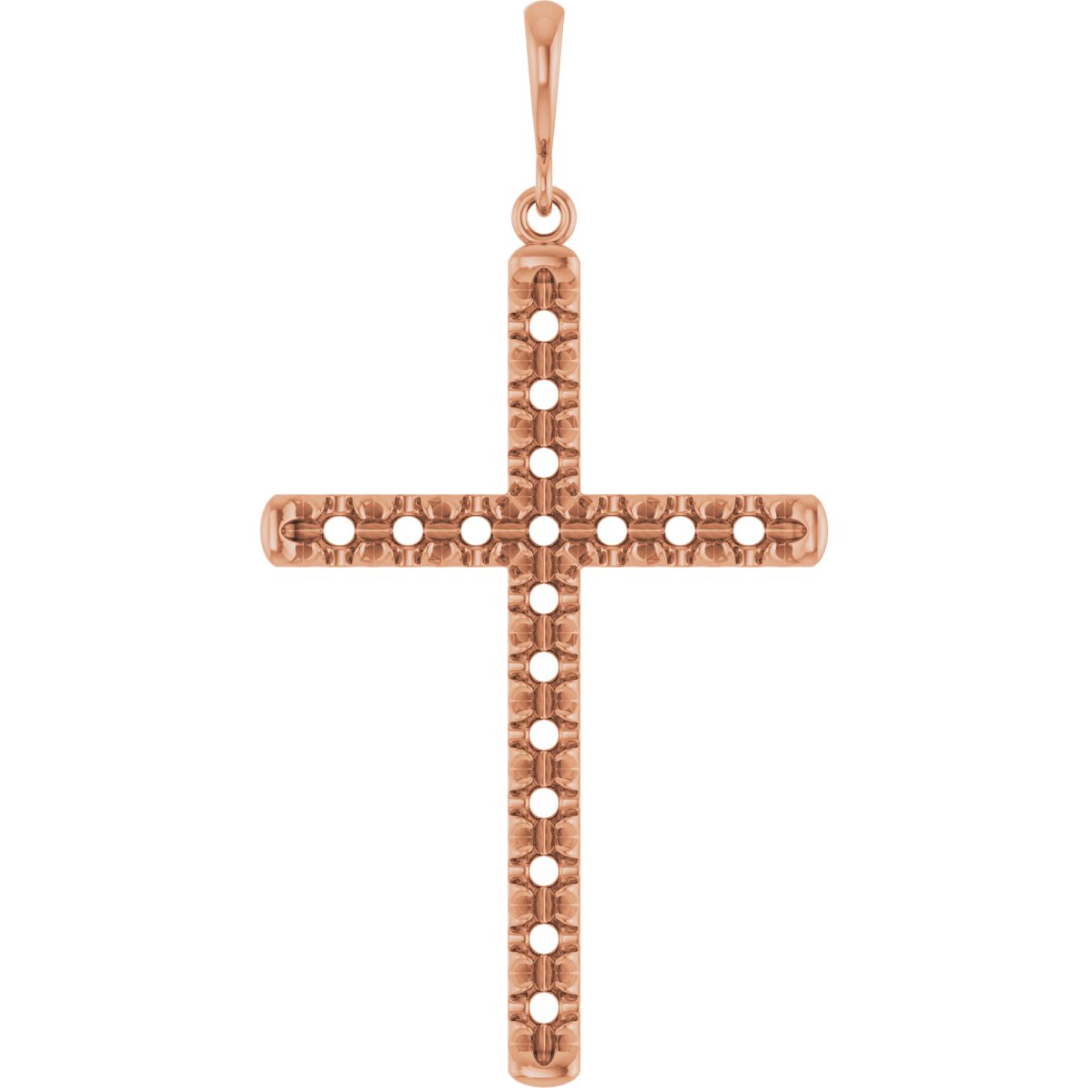 French-Set Cross Necklace or Pendant