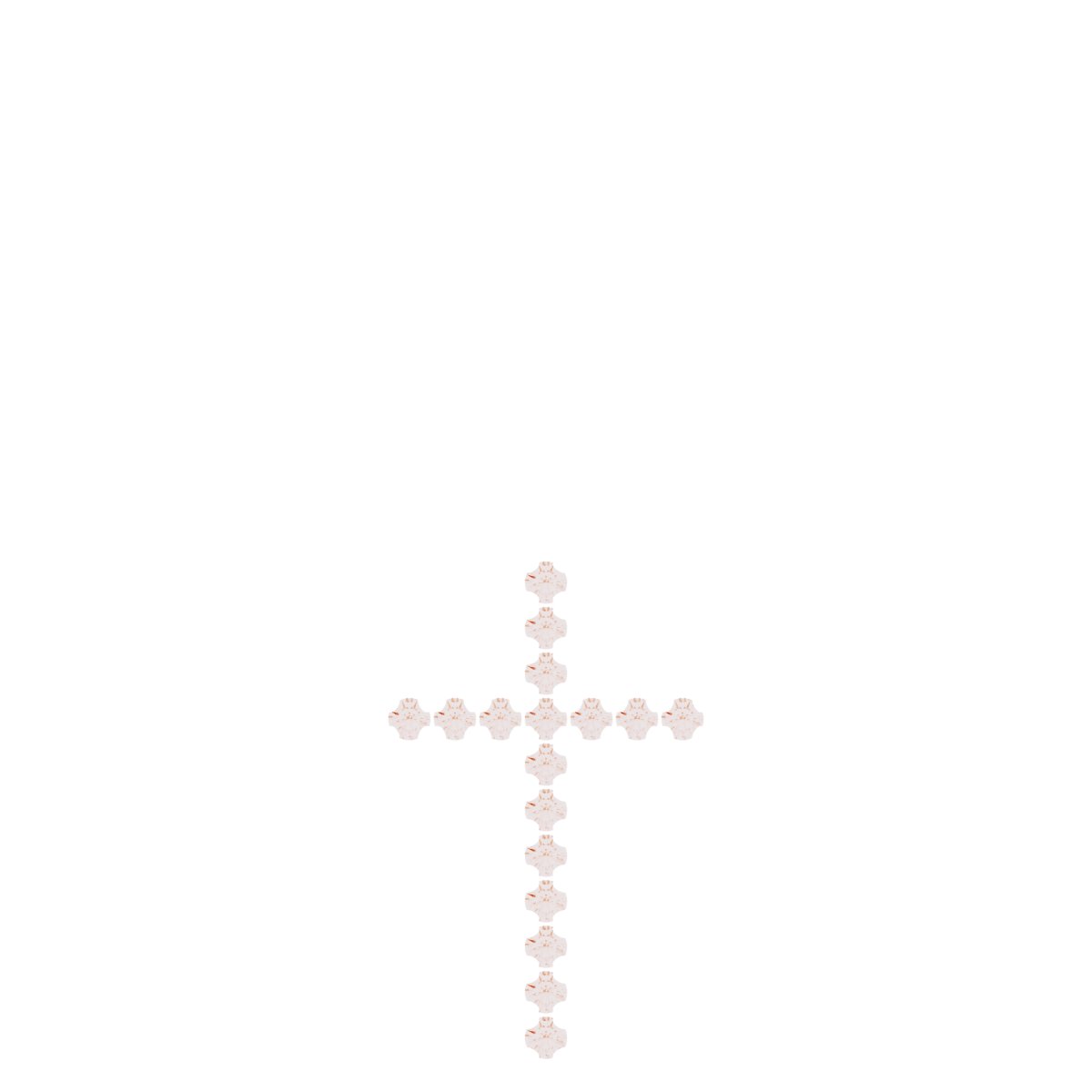 French-Set Cross Necklace or Pendant
