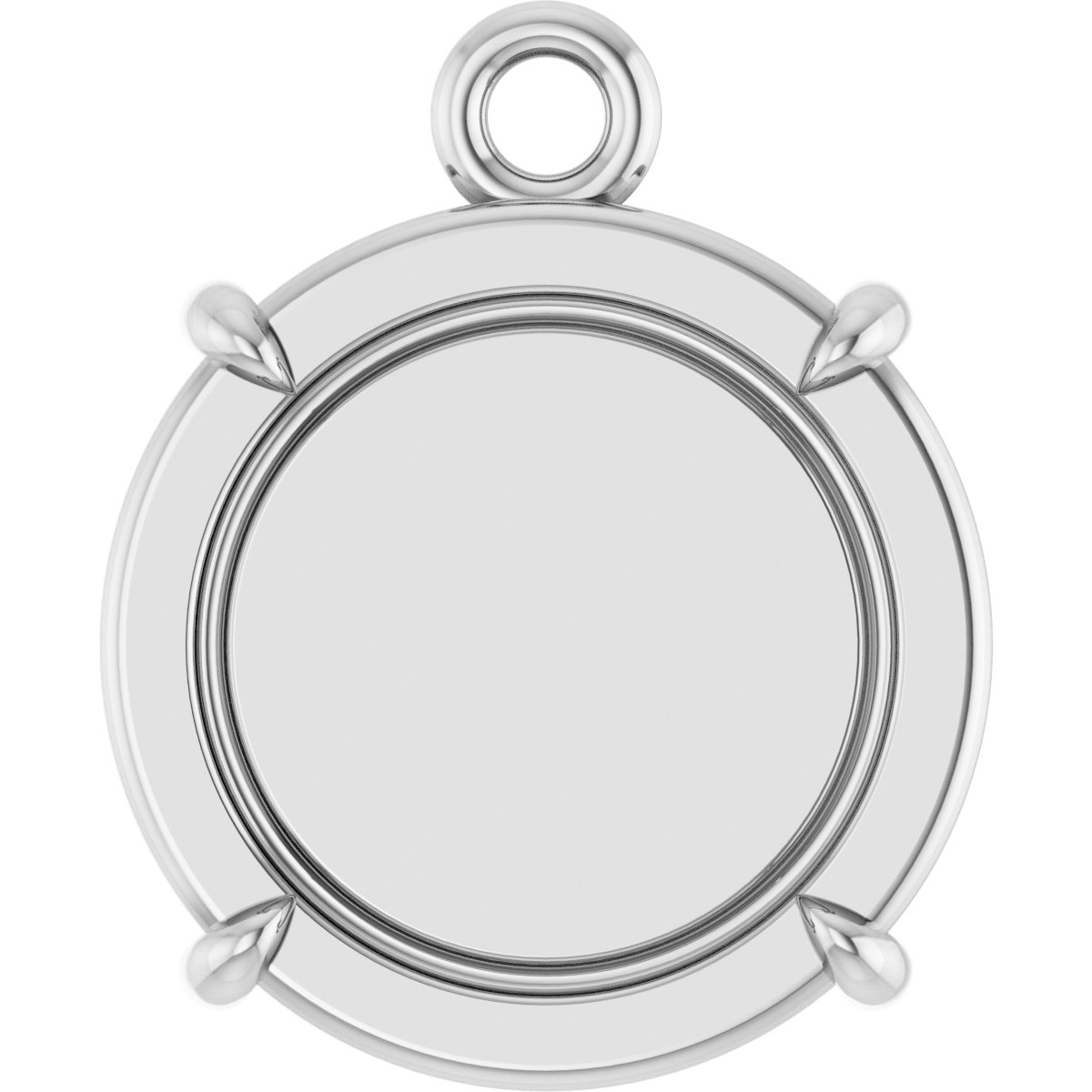 Engravable Round Dangle
