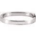Sterling Silver 8 mm Hinged Bangle 6 1/2