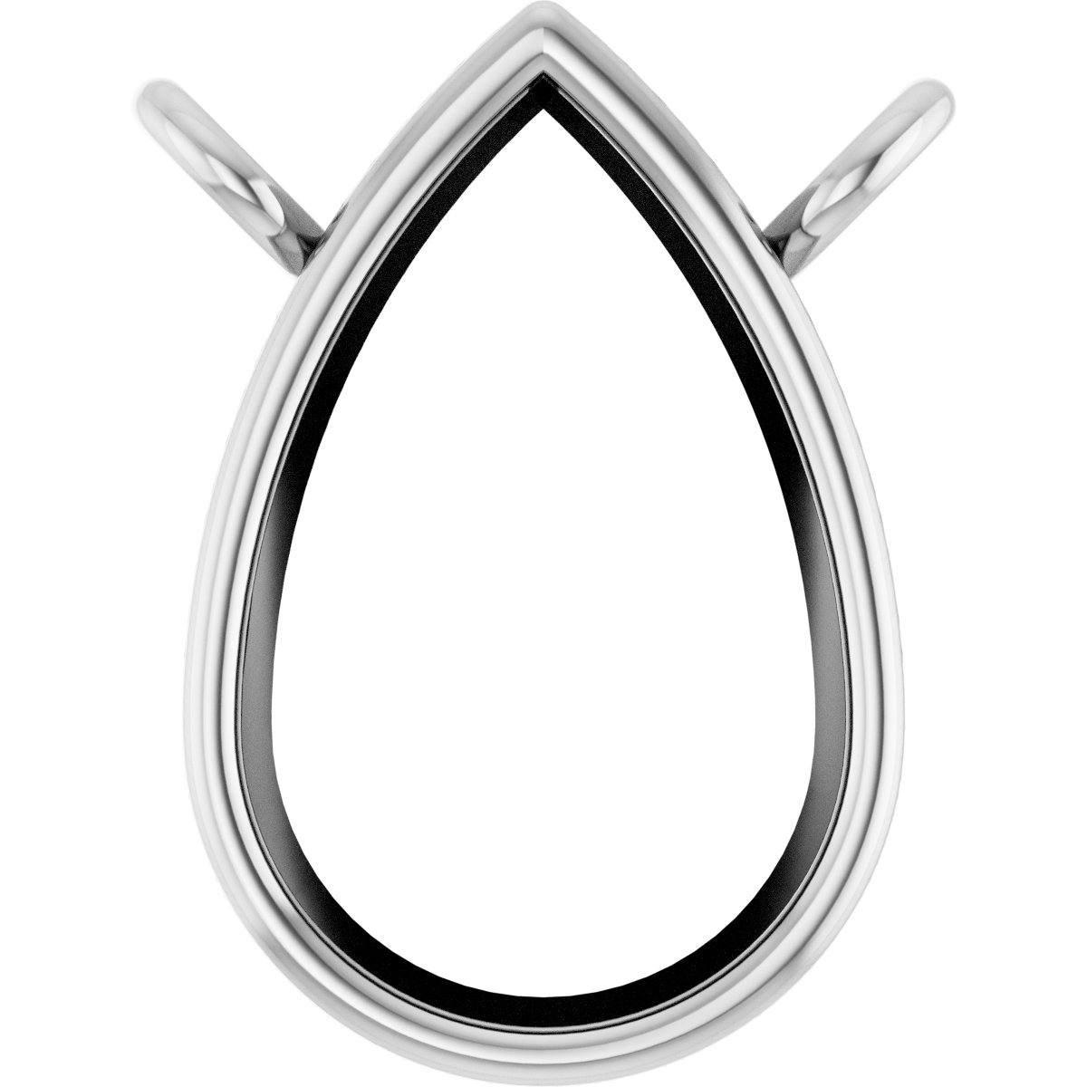 Bezel-Set Necklace Center