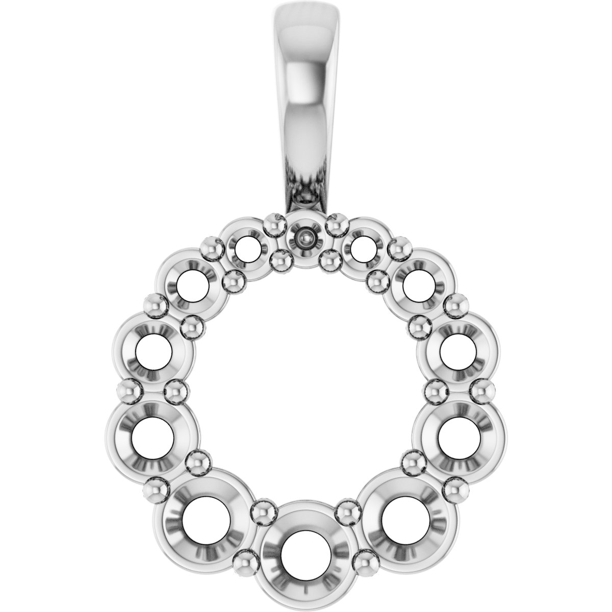 Graduated Circle Necklace or Pendant