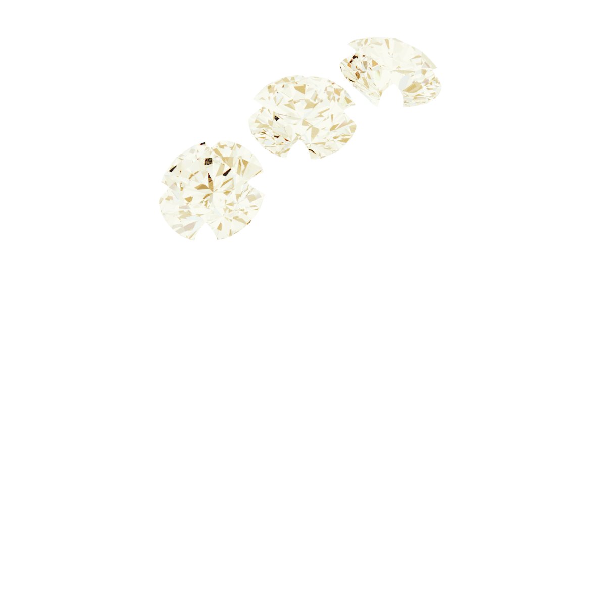 Three Points engagement ring setting