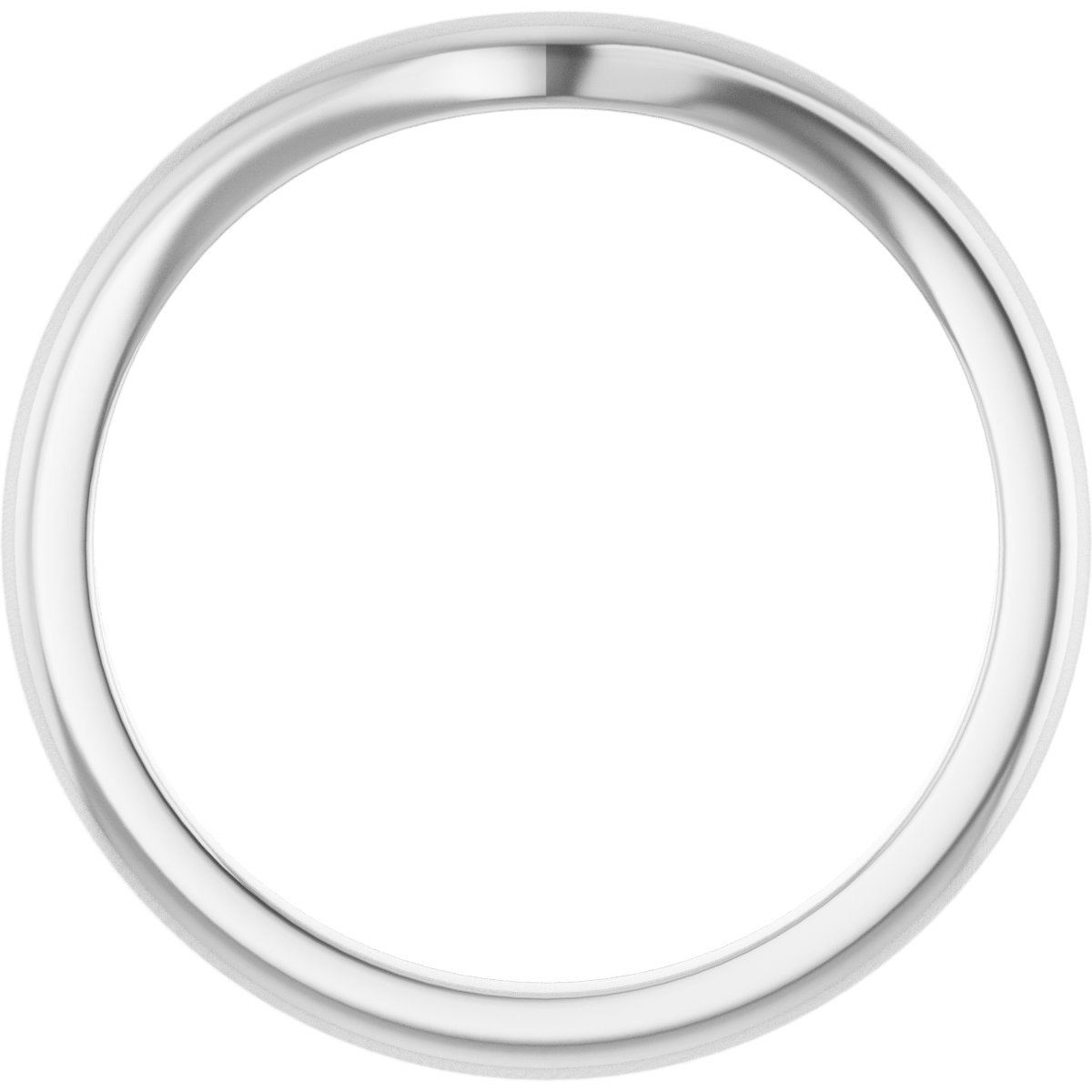 14K White Gold Matching Band