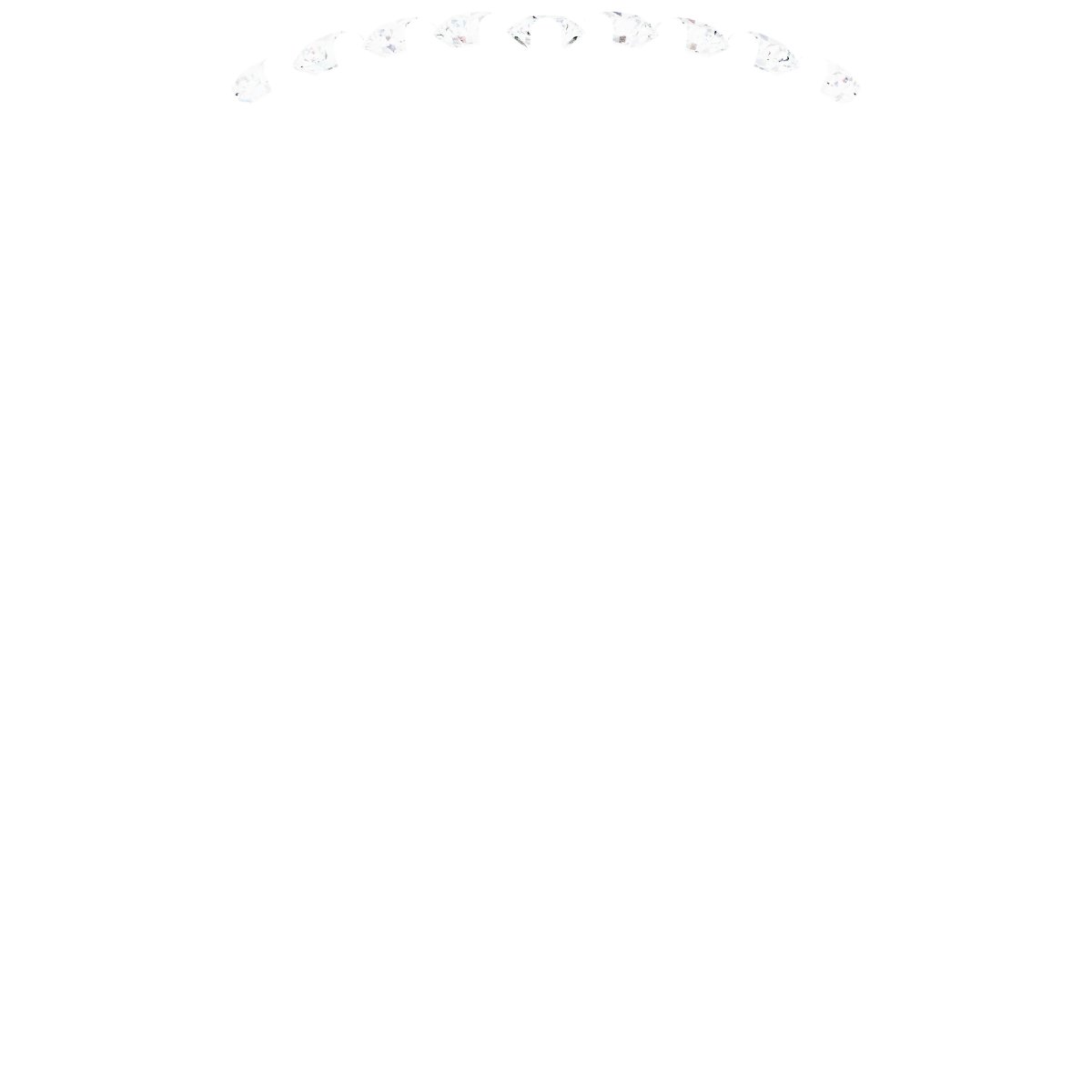 Alternative view of 1/8 CTW Natural Diamond Contour Band – 14K White Gold
