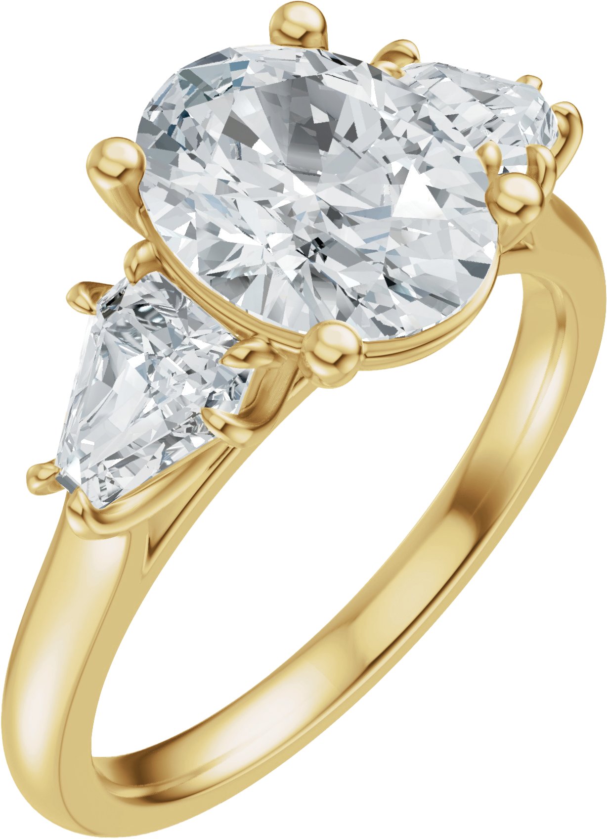 Three-Stone Engagement Ring or Band