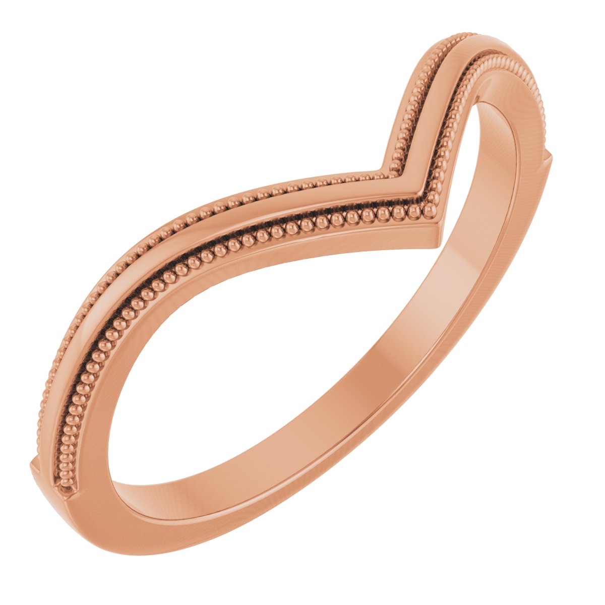 Contour Band – 14K Rose Gold