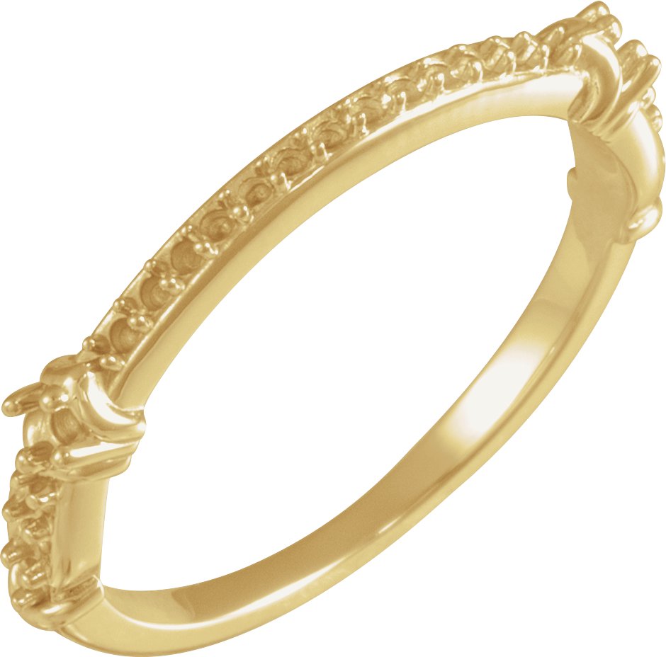 Accented Engagement Ring or Band