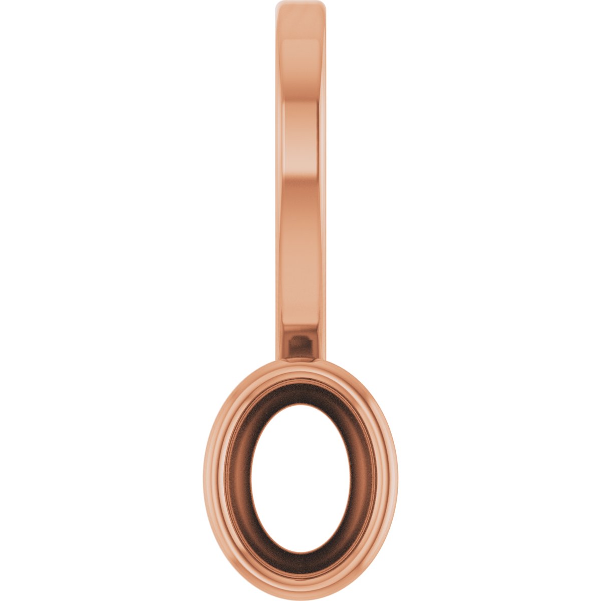 Bezel-Set Solitaire Charm/Pendant