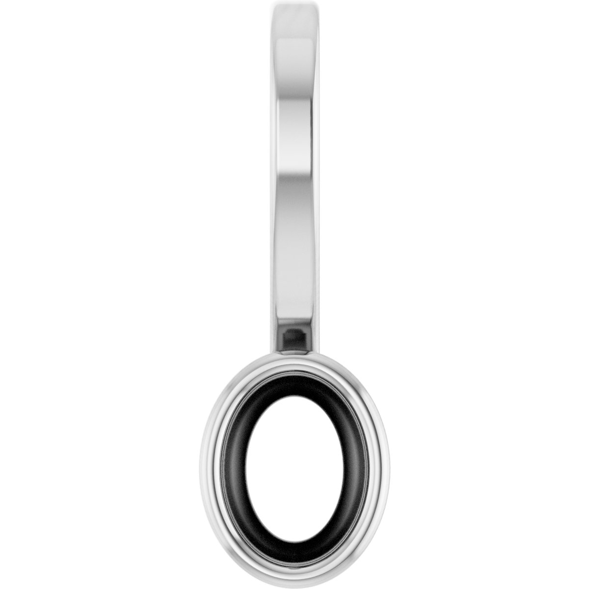 Bezel-Set Solitaire Charm/Pendant
