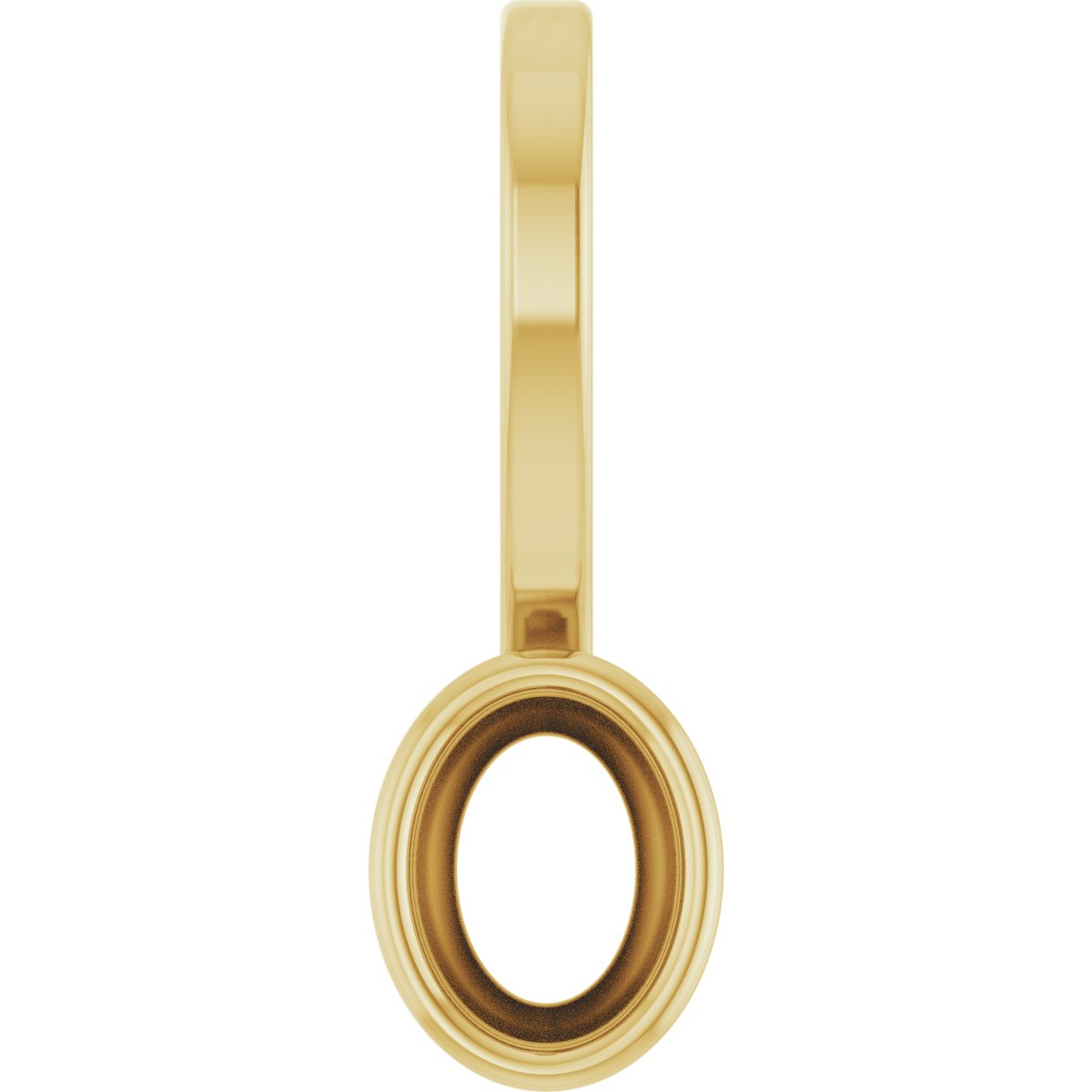 Bezel-Set Solitaire Charm/Pendant