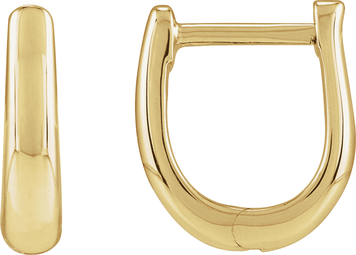 hinged hoop earrings